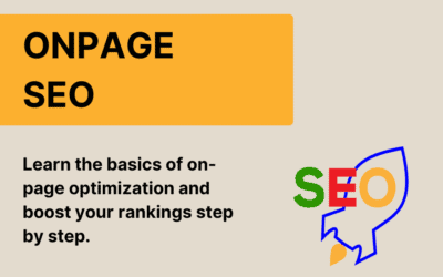OnPage SEO: OnPage optimization for beginners