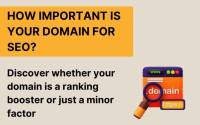 How important is the domain for SEO?