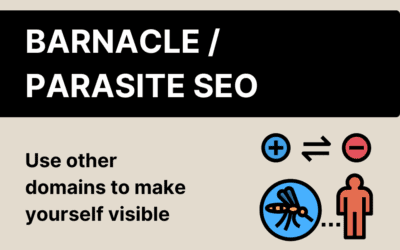 Barnacle SEO / Parasite SEO: How to harness the power of established websites for yourself