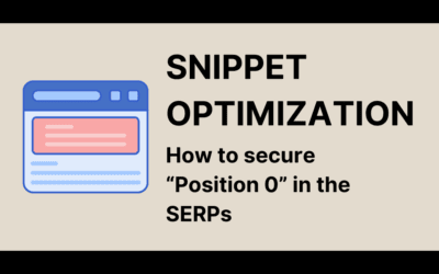 Snippet optimization – How to get the most out of your content