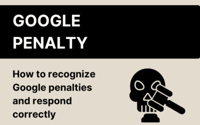 Google Penaltys – causes, detection and correction