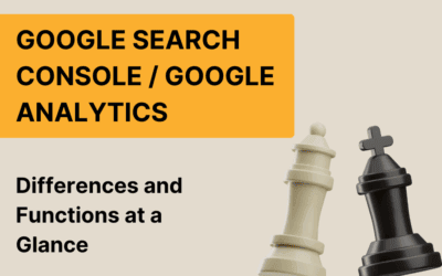 Google Search Console vs. Google Analytics – differences, similarities and synergies