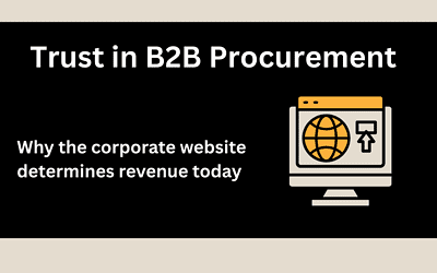 Trust in B2B Purchasing: Why the Company Website Determines Revenue Today, Not Sales